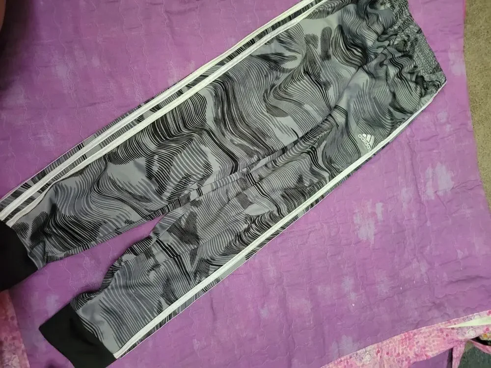 Adidas Tiro 19 Training Pants Grey Digital Camo 10/12 Boys Excellent Condition